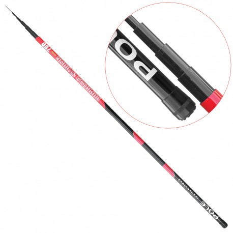 Undita fibra de carbon Baracuda Suprema Strong Pole 7007